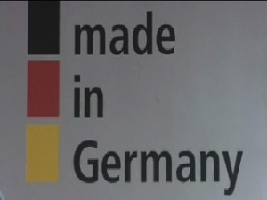 Made in Germany sign at booth