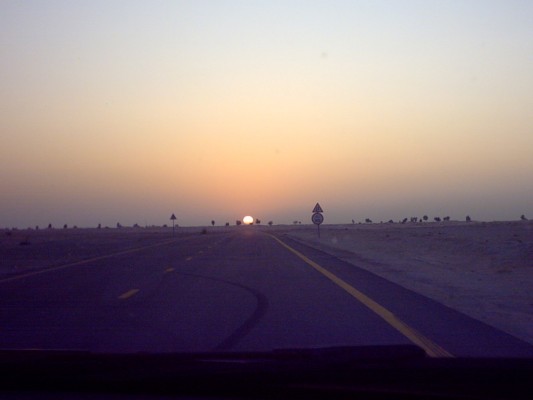SUnset Wüste