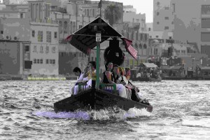 Abra Wasser Taxi auf dem Dubai Creekk